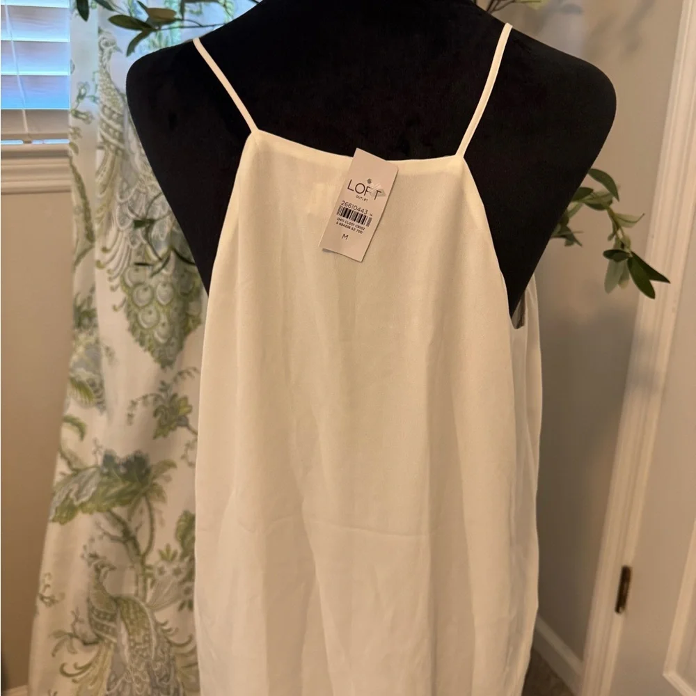 LOFT Black, White & Yellow Floral Camisole Set